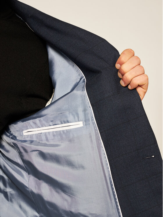 Strellson Strellson Oblek 11 Aron-Maser 30023517 Tmavomodrá Slim Fit