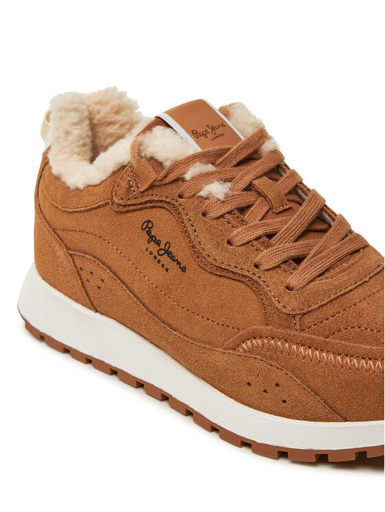 Pepe Jeans Pepe Jeans Sneakersy PLS60015 Brązowy