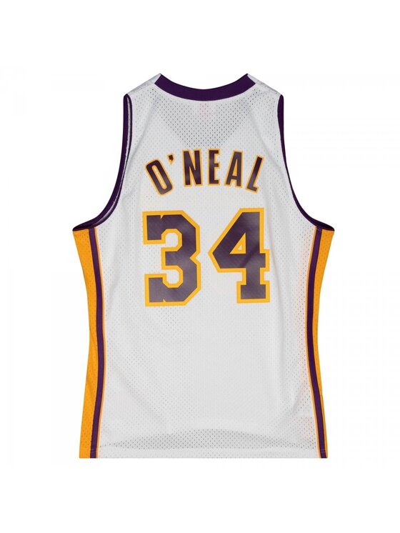 Mitchell & Ness Mitchell & Ness Tank top ALTERNATE JERSEY LAKERS 2002 SHAQUILLE O`NEAL Bílá Regular Fit