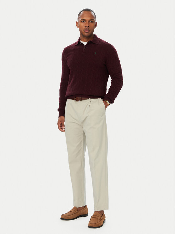 Polo Ralph Lauren Polo Ralph Lauren Pulover 710974165500 Vișiniu Regular Fit