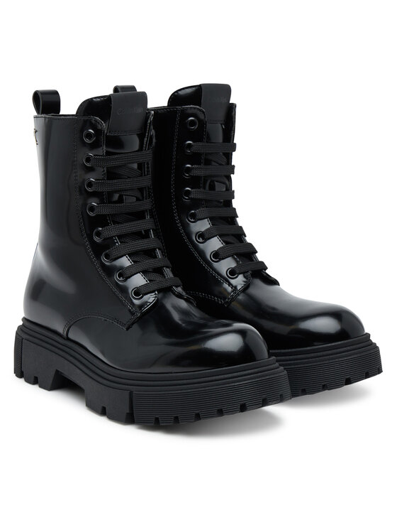 Calvin Klein Calvin Klein Trapery Tronchetto Allacciato V4A5-83133-1453 Czarny
