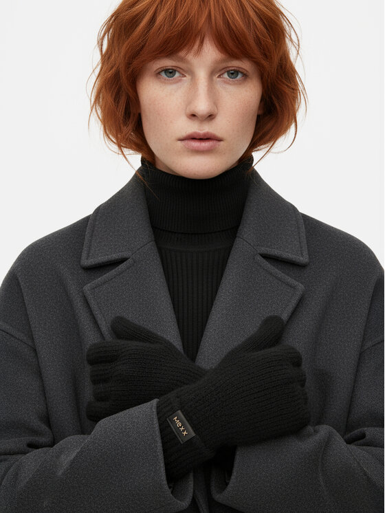 MEXX MEXX Рукавички CEO-MEXX-W6-001-AW25 Чорний