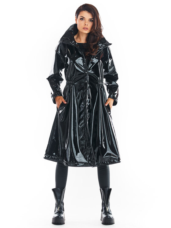 Awama Awama Cappotto A382 Nero Basic Fit