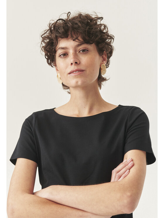TATUUM Tatuum Bluzka MIKAJA Czarny Classic Fit
