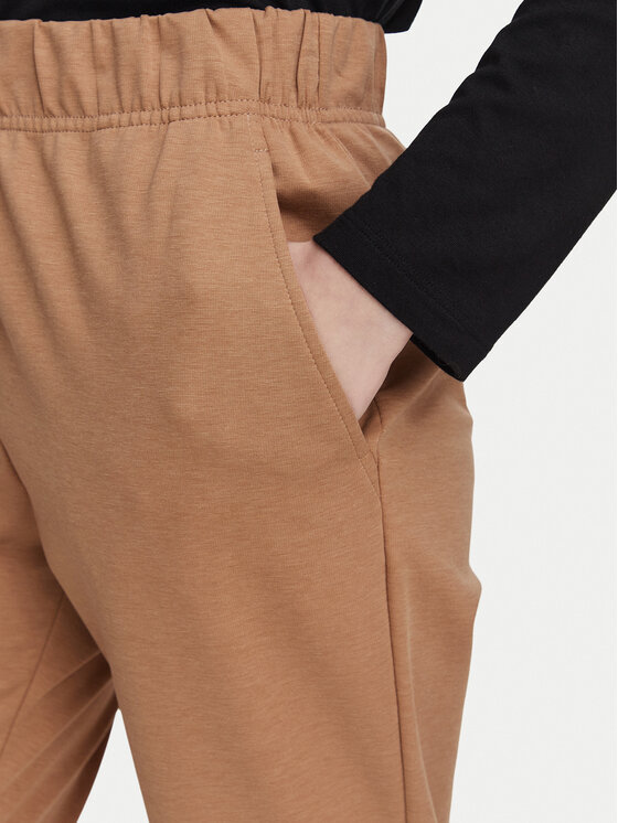 Weekend Max Mara Weekend Max Mara Spodnie materiałowe Elfo 2625786011 Brązowy Regular Fit
