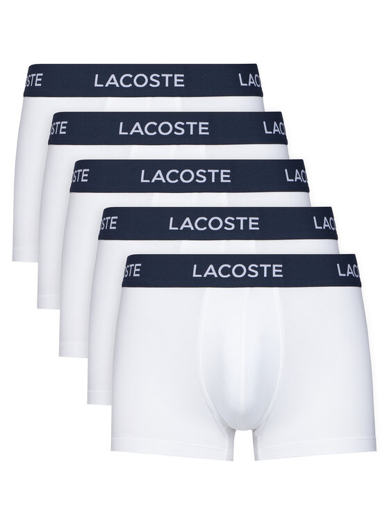 Lacoste Lacoste Σετ μποξεράκια 5 τμχ. 5H1292 Λευκό