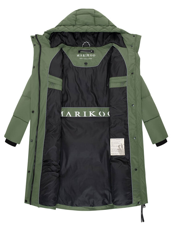 Marikoo Marikoo Kurtka zimowa Michikoo Zielony Regular Fit