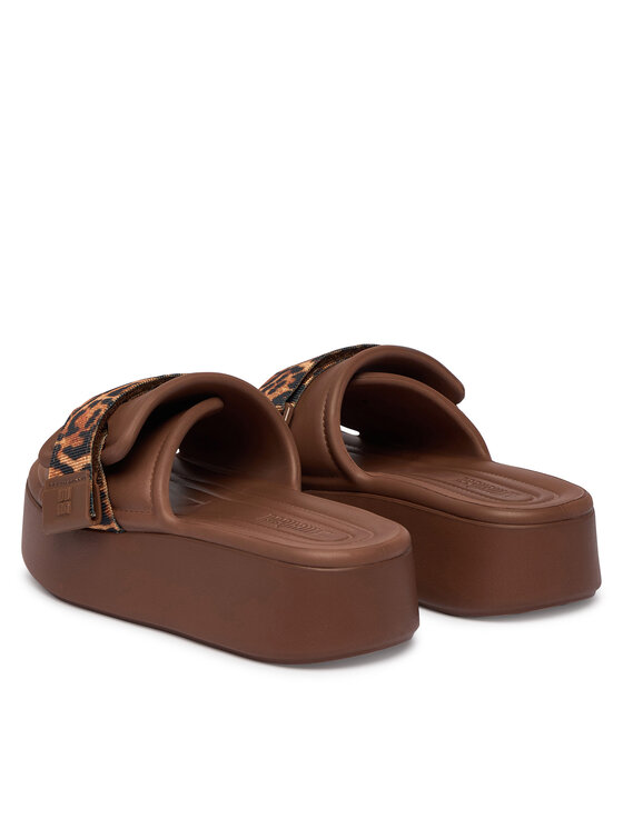 Melissa Melissa Natikači Melissa Free Fuzzy Slide Platform Ad 37835 Rjava