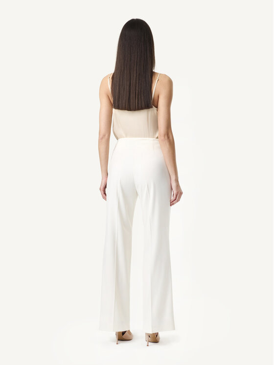 KMX KMX Spodnie materiałowe 808370009 Écru Straight Fit