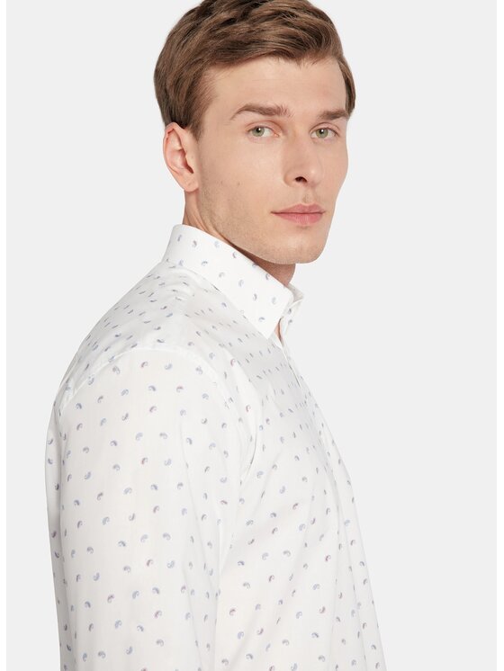 Pako Lorente Pako Lorente Koszula P25WF-1X-026 Biały Regular Fit