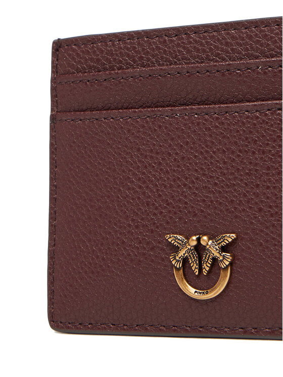 PINKO PINKO Θήκη πιστωτικών καρτών Card Holder Simply AI 25-26 PCPL 103762 A29Q Καφέ