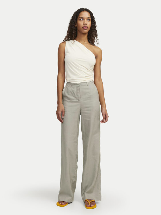 JJXX JJXX Hlače Mary 12249985 Siva Regular Fit