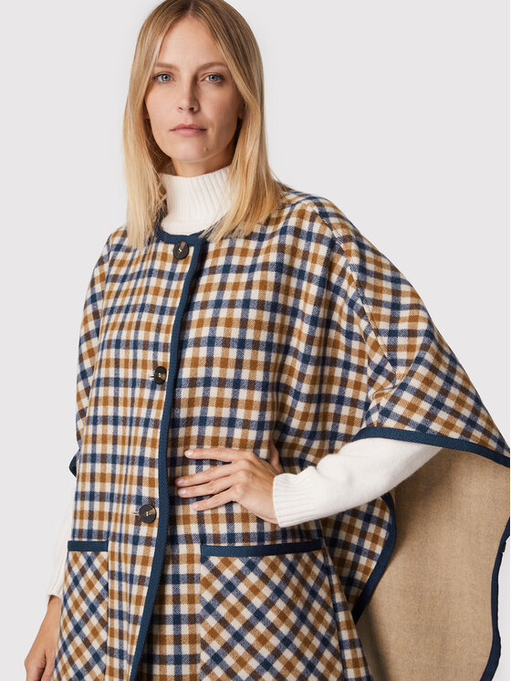 Weekend Max Mara Weekend Max Mara Ponczo Fieno 50860429 Kolorowy Relaxed Fit