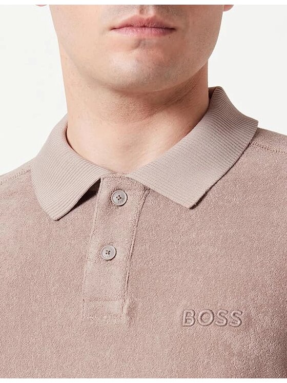 BOSS BOSS Polo 50511083-246 Brązowy Relaxed Fit