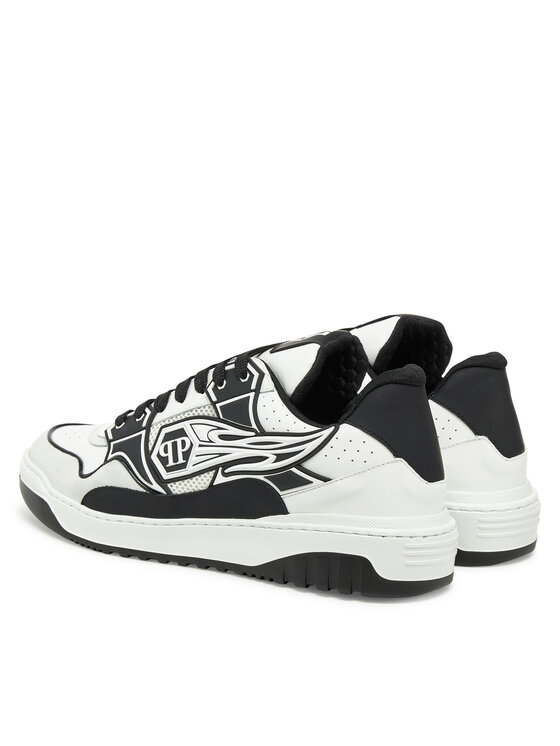 PHILIPP PLEIN PHILIPP PLEIN Sneakersy SAES MSC4017 PLE010N0102 Biały
