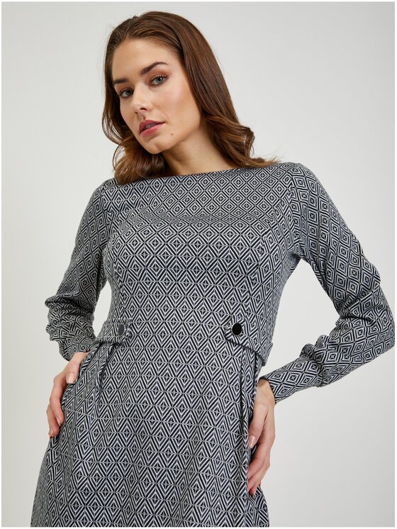 Orsay Orsay Sukienka 430027660000__M Szary Regular Fit