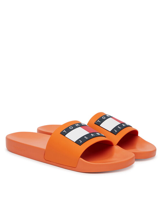 Tommy Jeans Tommy Jeans Natikače Tommy Jeans Pool Slide Ess EM0EM01191 Narančasta