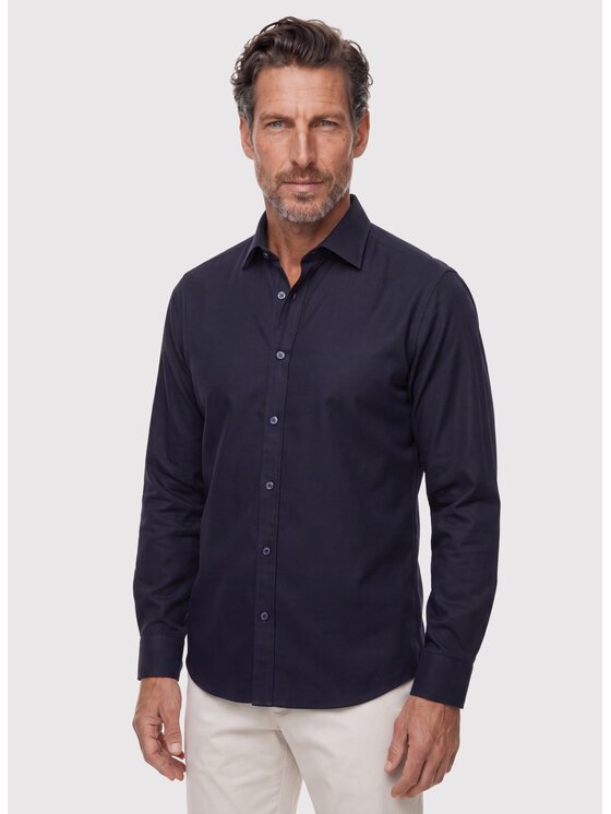 Pako Lorente Pako Lorente Koszula P26WN-1X-029 Granatowy Slim Fit