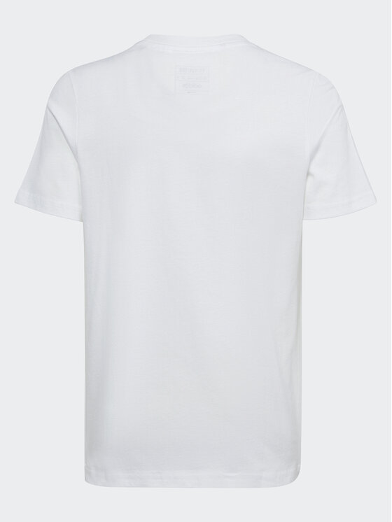 adidas adidas T-Shirt Essentials Big Logo Cotton T-Shirt IB1670 Weiß Regular Fit