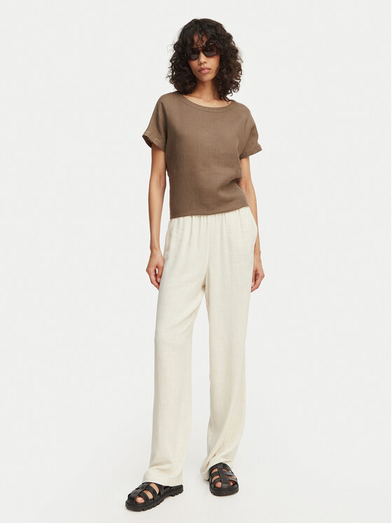 ONLY ONLY Штани з тканини Siesta 15322263 Бежевий Regular Fit