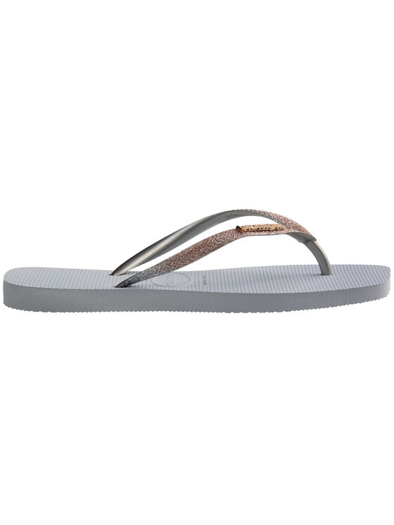 Havaianas Havaianas Παντόφλες HAVAIANAS Ciabatta Donna Hav. Square glitter 4148102.3498 Grigio Γκρι
