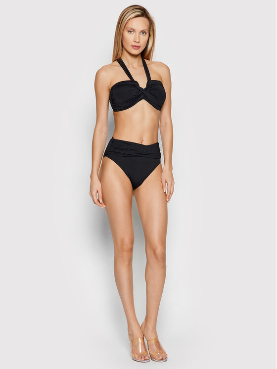 Seafolly Seafolly Gornji del bikini Halter 33816-942 Črna