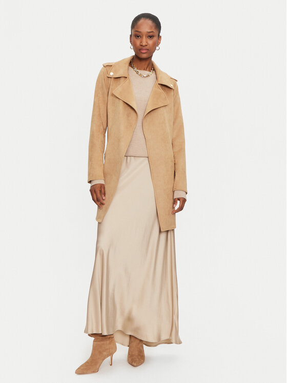 Morgan Morgan Cappotto di transizione 242-GARIA Beige Regular Fit