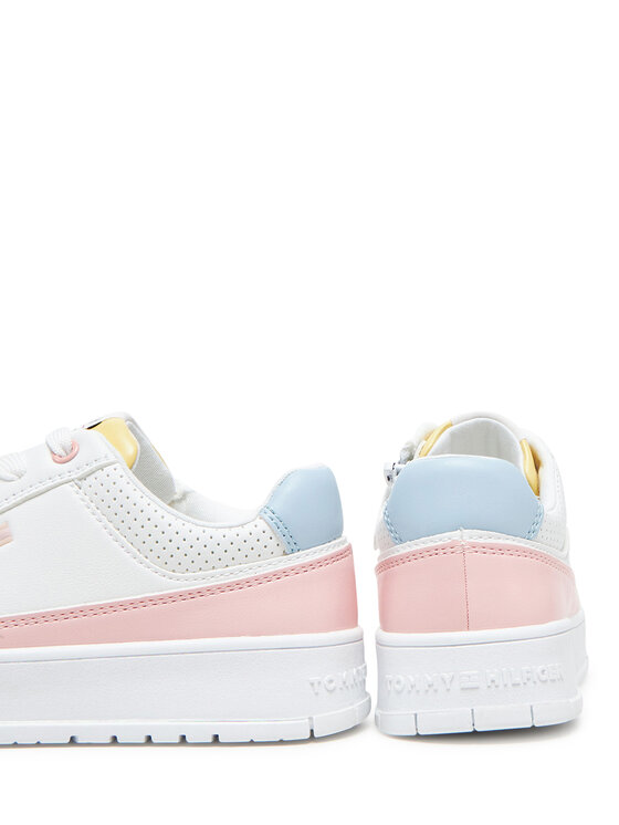 Tommy Hilfiger Tommy Hilfiger Tenisice Low Cut Lace-Up Sneaker T3A9-33740-1355 M Bijela