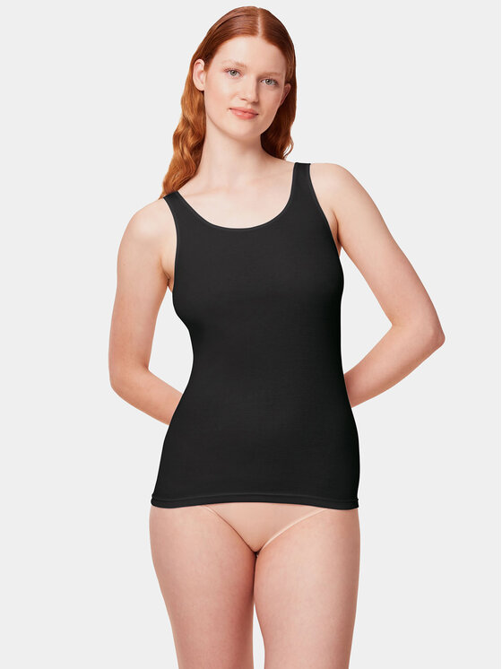 Triumph Top Katia Basics_01 Shirt 02 X 10217969 Čierna Slim Fit
