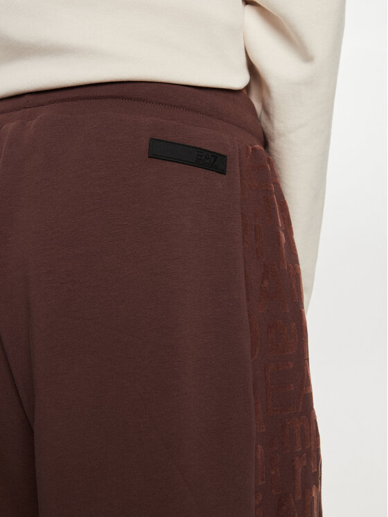 EA7 Emporio Armani EA7 Emporio Armani Pantaloni da tuta 7W000008 AF10195 UA006 Marrone Loose Fit