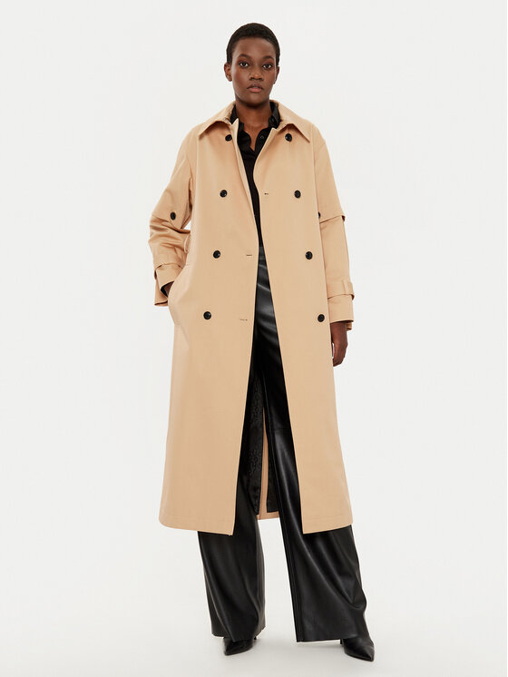 HUGO HUGO Tenchcoat 50529938 Beige Regular Fit