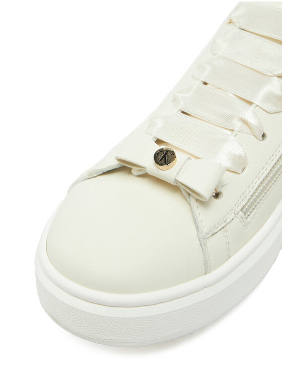Calvin Klein Jeans Calvin Klein Jeans Laisvalaikio batai Low Cut Lace-Up Sneaker V4A9-83047-0214 S Balta