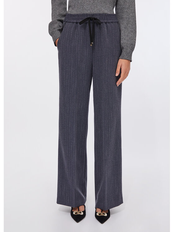 Liu Jo Liu Jo Pantalone da abito CF5339T054AC3781 Celeste Regular Fit