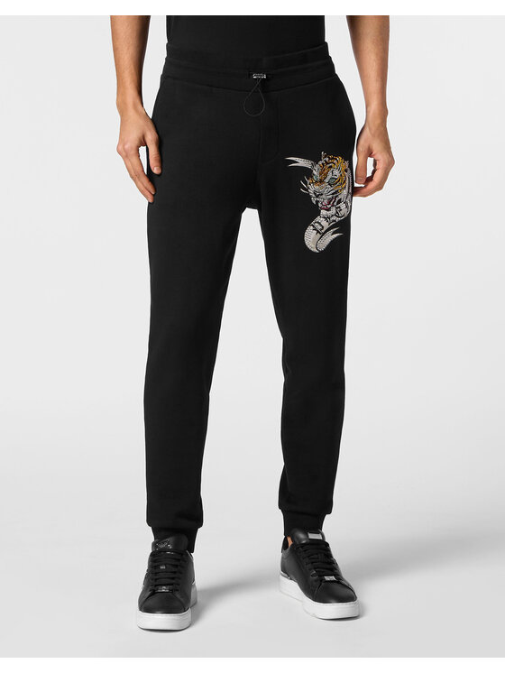 PHILIPP PLEIN PHILIPP PLEIN Joggery 9611 Czarny Jogger Fit