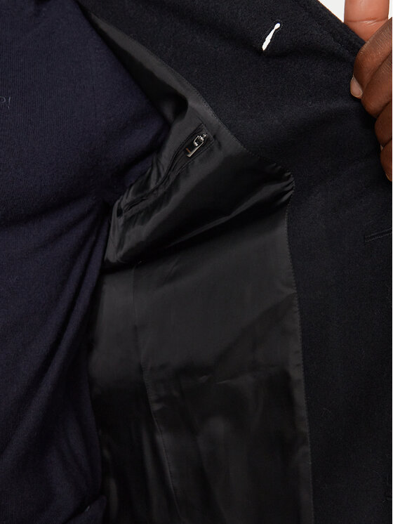 JOOP! JOOP! Вълнено палто 17 JC-21Maron 30044311 Тъмносин Regular Fit