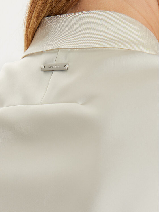 Calvin Klein Calvin Klein Majica K20K207977 Écru Regular Fit