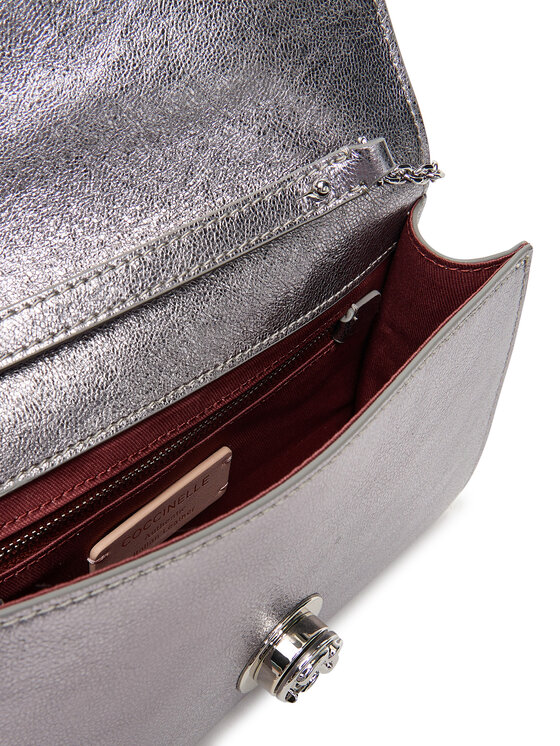 Coccinelle Coccinelle Handtasche Tob Coccinellenikla Smooth E1 TOB 15 01 01 Silberfarben