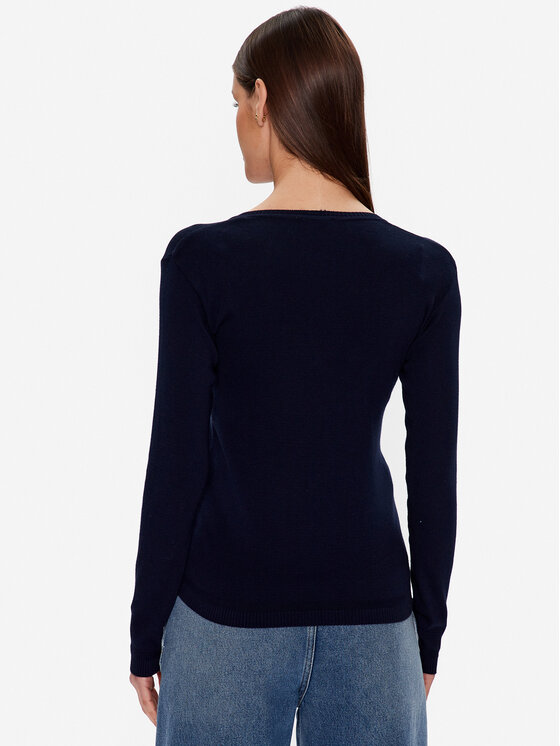 United Colors Of Benetton United Colors Of Benetton Džemperis 1091D4625 Tumši zils Regular Fit