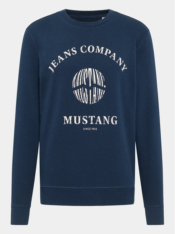 Mustang Mustang Sweatshirt Clio 1014785 Dunkelblau Regular Fit