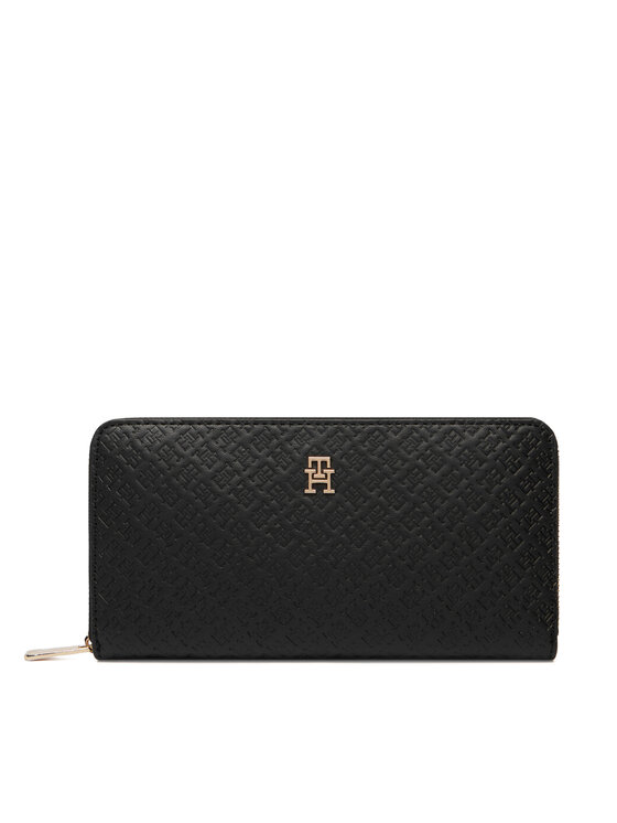 Tommy Hilfiger Tommy Hilfiger Peněženka Th Icon Lrg Za Mono AW0AW18482 Černá