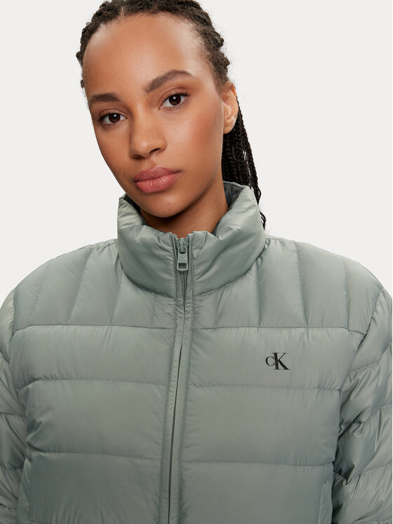 Calvin Klein Jeans Calvin Klein Jeans Пухено яке J20J222585 Сив Regular Fit