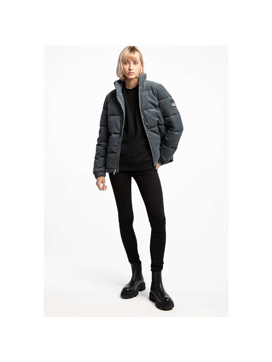 Jack Wolfskin Jack Wolfskin Kurtka przejściowa NATURE CORDUROY JACKET W 1206171_1268 Szary Classic Fit