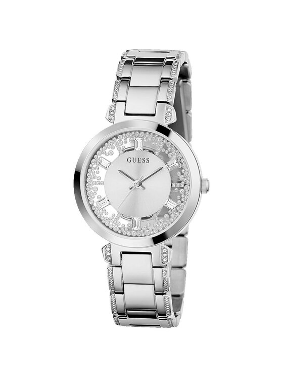 Guess Guess Hodinky GW0470L1 Strieborná