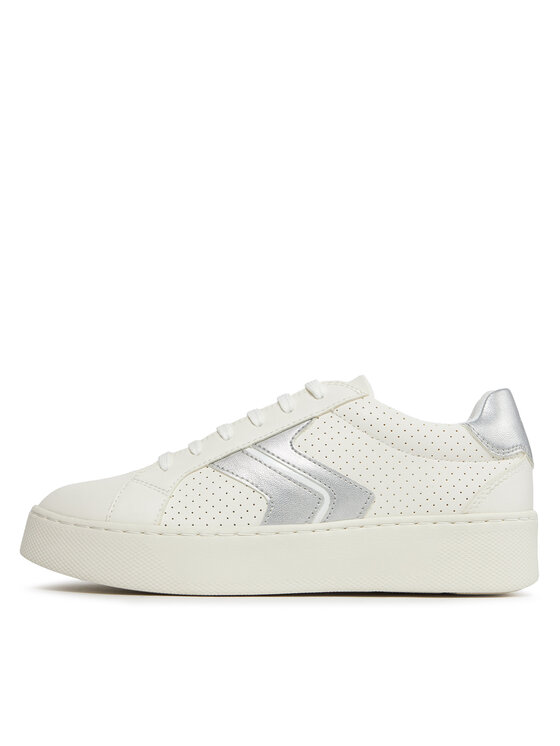 Geox Geox Sneakersy D Skyely D45QXA 054AJ C1151 Biela