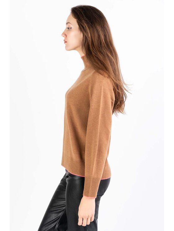 PINKO Pinko Rolák Polipo 101928 A16Z Hnědá Relaxed Fit