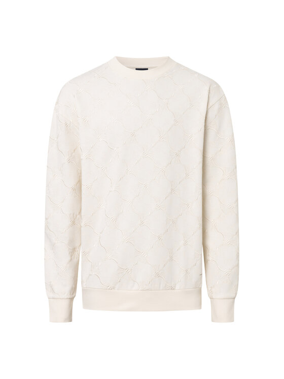 JOOP! JOOP! Sweter 27104 Biały Casual Fit