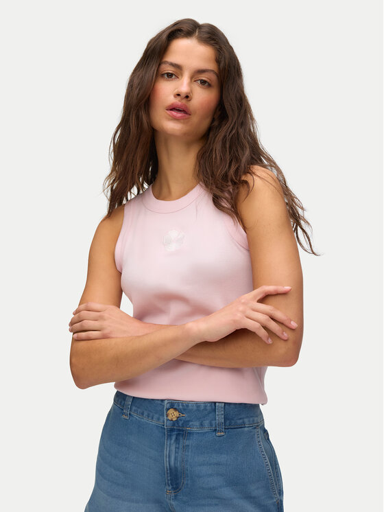 Vero Moda Vero Moda Felső Nira 10341982 Világos rózsaszín Slim Fit
