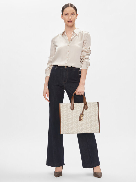 MICHAEL Michael Kors MICHAEL Michael Kors Kabelka Gigi 30H3G3GT3B Béžová