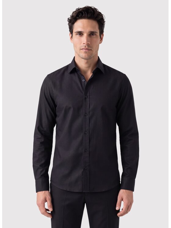 Pako Lorente Pako Lorente Koszula P26WN-1X-029 Czarny Slim Fit