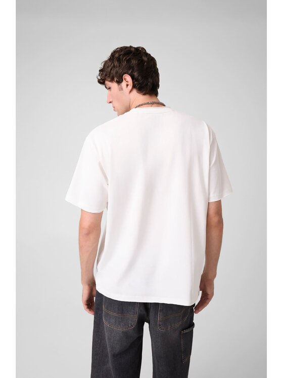 Guess Jeans Guess Jeans T-Shirt 184117 Biały Classic Fit